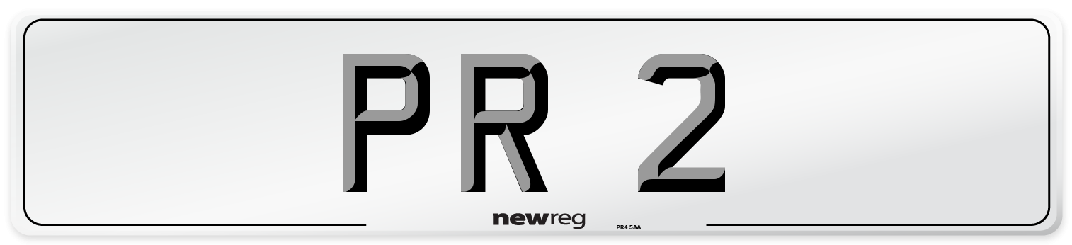 PR 2 Number Plate from New Reg